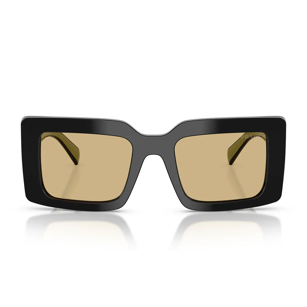 Prada Sunglasses Prd01 S 03 K10 R Black/Yellow Women