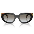 Prada Sunglasses Prd02 S 0 Cd80 L Black Tortoise/Smoky Grey Women