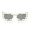 Prada Sunglasses Prd03 Sd 05 K50 Q Matte Mint Green/Grey Women