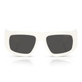 Prada Sunglasses Prd04 Su 17 K08 Z Talc White/Dark Grey Women