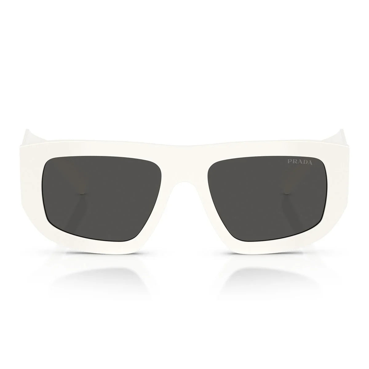 Prada Sunglasses Prd04 Su 17 K08 Z Talc White/Dark Grey Women
