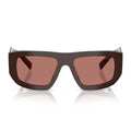 Prada Sunglasses Prd04 Su 27 I80 W Cigar/Bordeaux Women