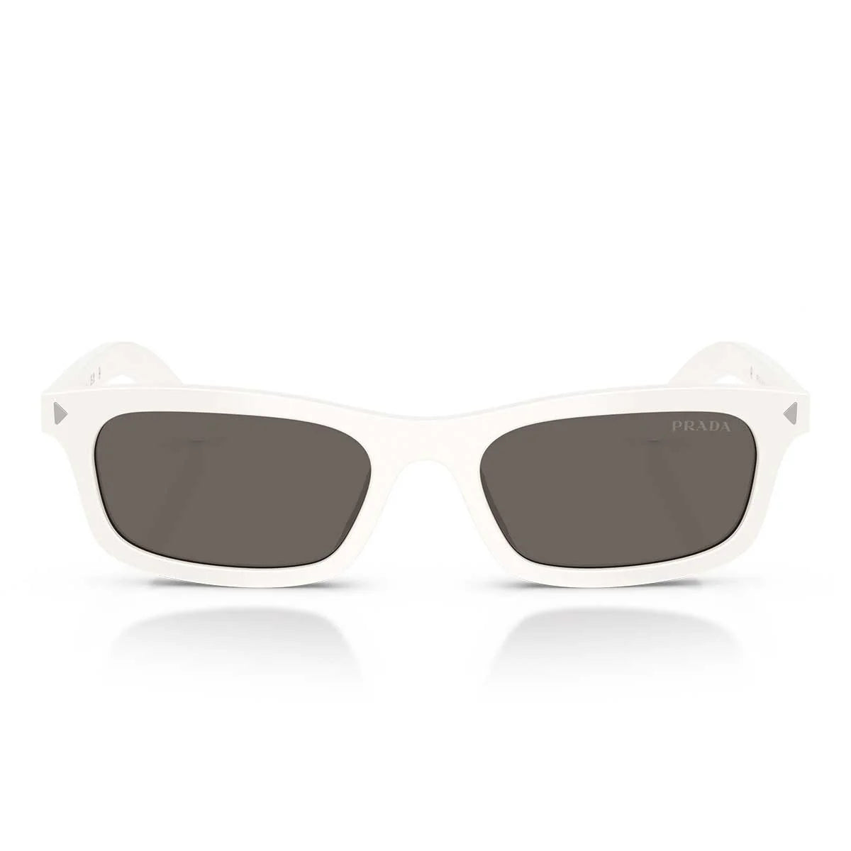 Prada Sunglasses Prd05 S 17 K731 Talc White/Dark Gray Women