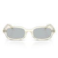 Prada Sunglasses Prd06 S 12 X40 W Transparent Champagne/Light Gray Women