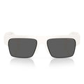 Prada Sunglasses Prd12 Su 46120 Z White/Slate Anti Reflective Men