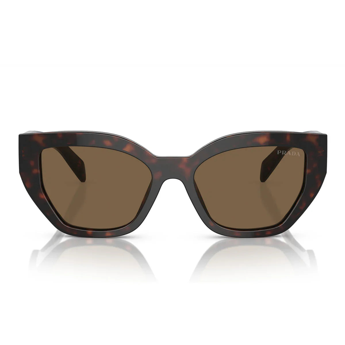 Prada Sunglasses Pra09 S 16 N5 Y1 Tortoise/Dark Brown Unisex