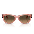 Ray Ban Sunglasses Rb0832 S 684843 Mega Wayfarer Ii Transparent Pink/Light Brown Black Gradient Unisex