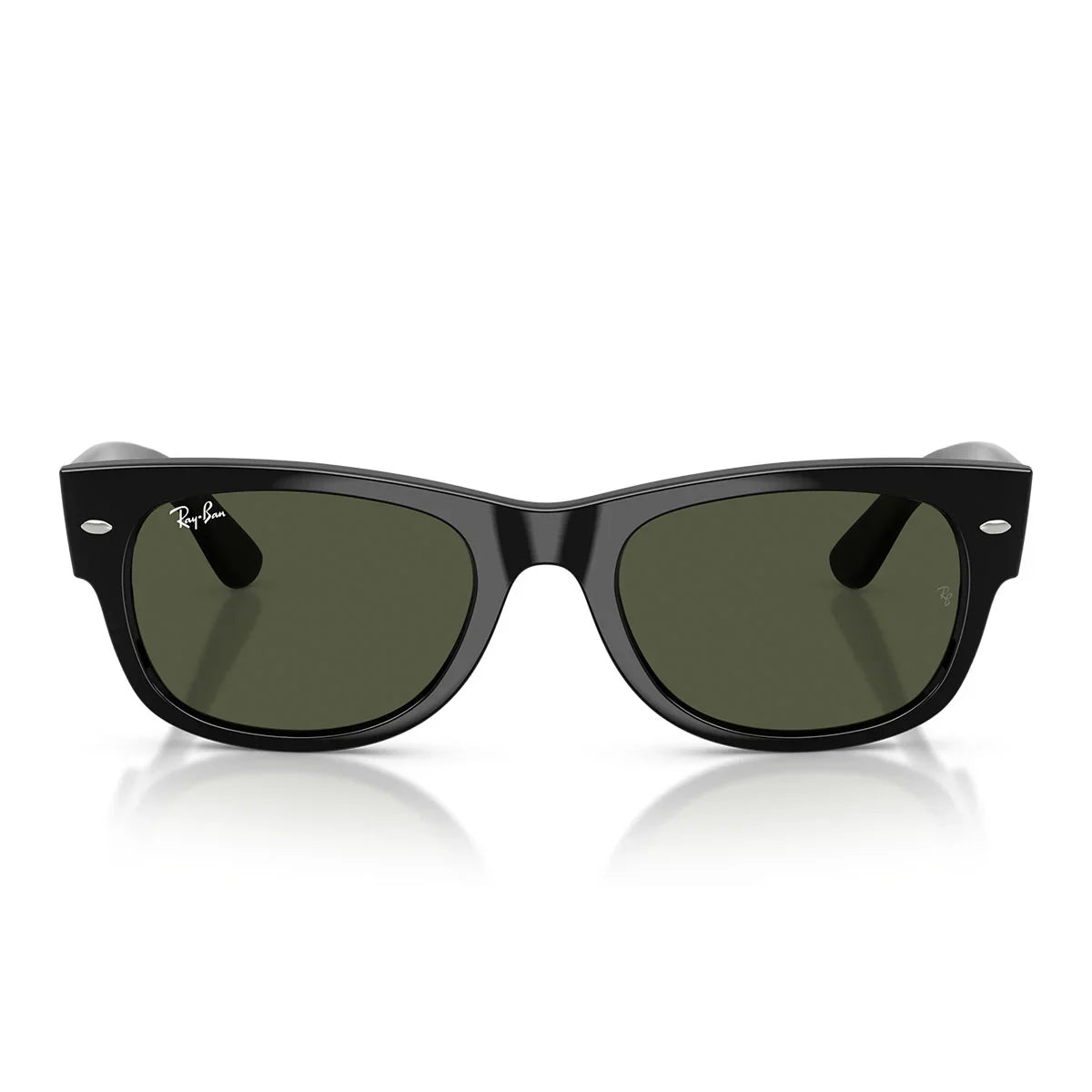 Ray Ban Sunglasses Rb0832 S 901/31 Mega Wayfarer Ii Black/Green Unisex