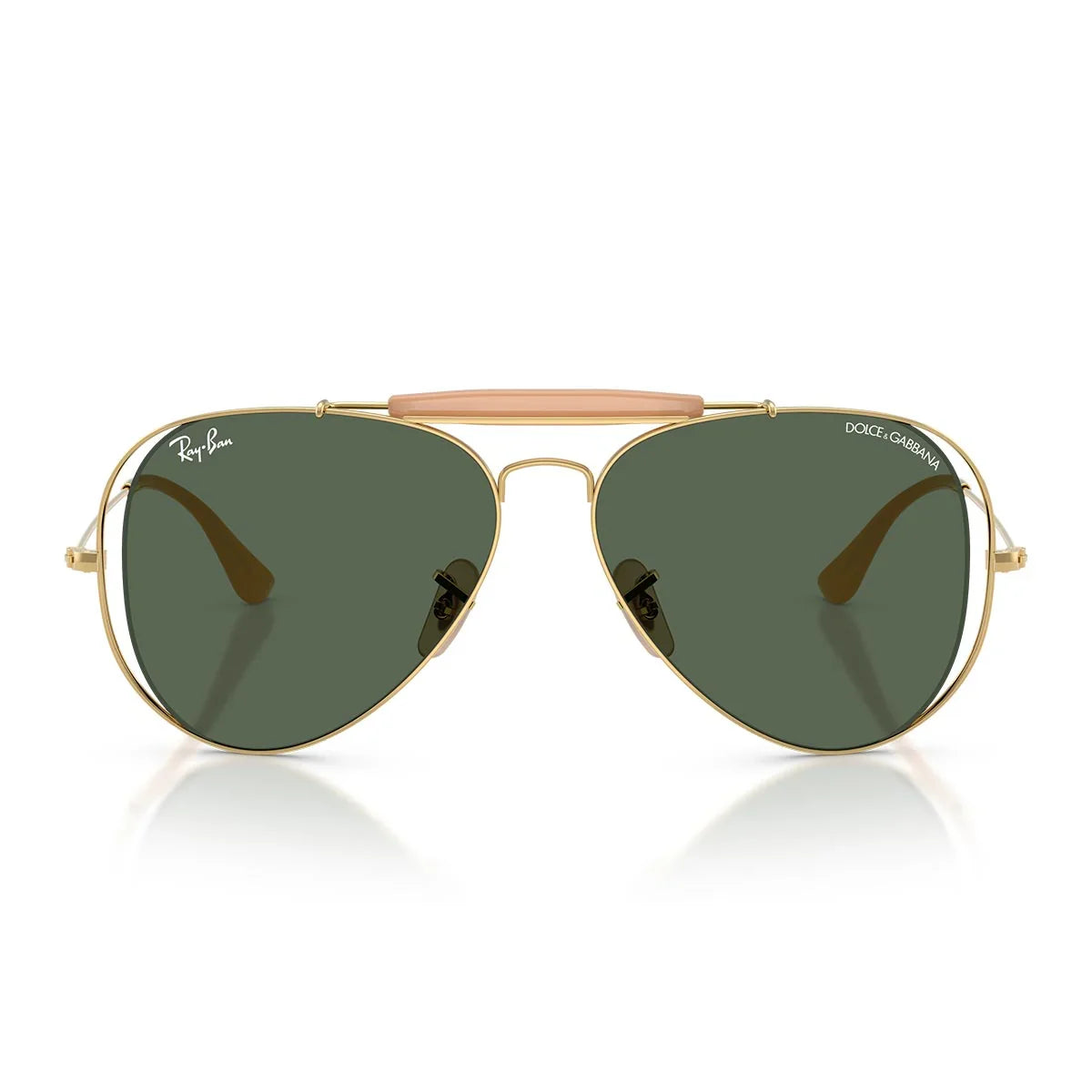 Ray Ban Sunglasses Rb3029 M 001/71 X Dolce & Gabbana The Outdoorsman Gold Arista/Dark Green Unisex