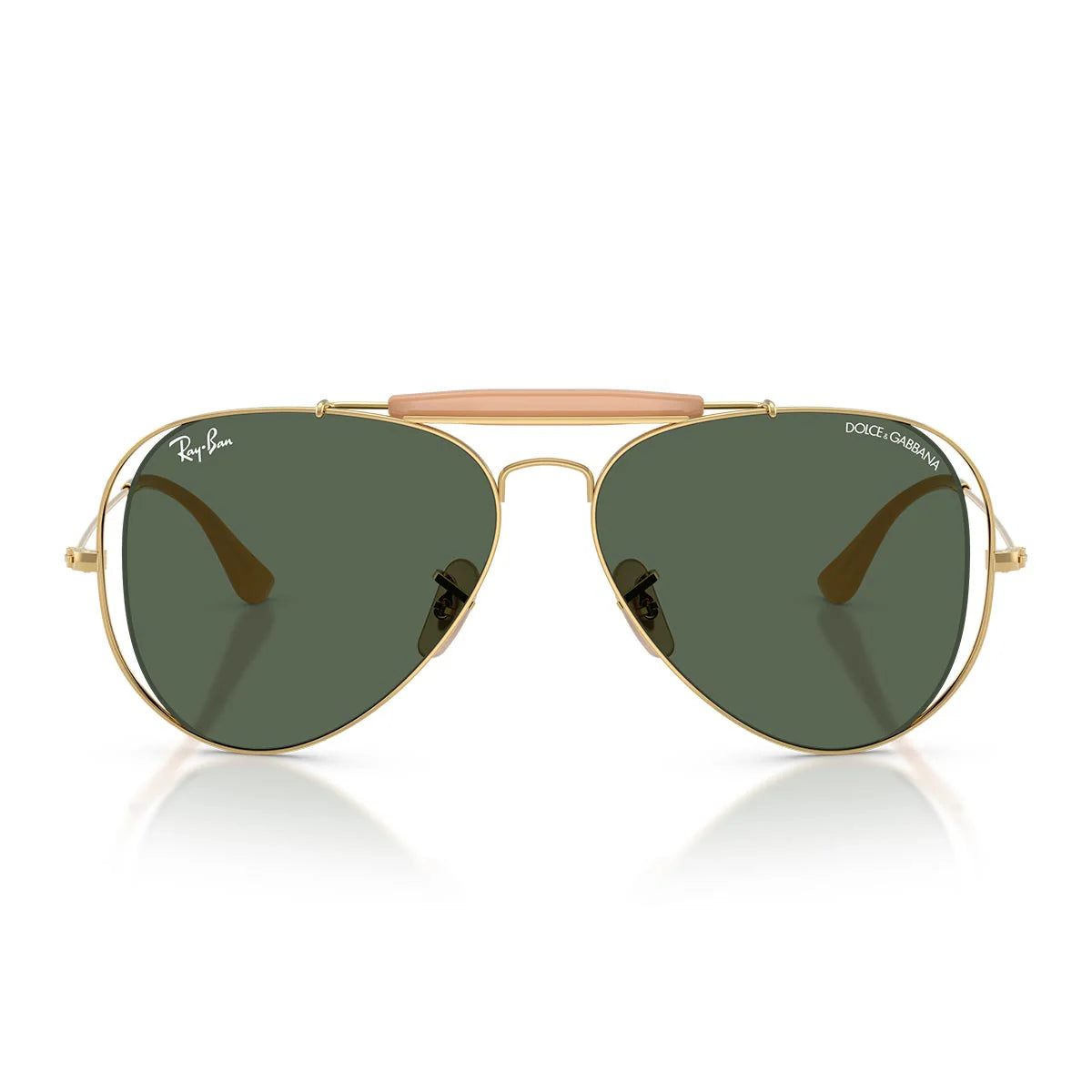 Ray Ban Sunglasses Rb3029 M 001/71 X Dolce & Gabbana The Outdoorsman Gold Arista/Dark Green Unisex