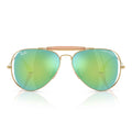 Ray Ban Sunglasses Rb3029 M 001/8 N X Dolce & Gabbana The Outdoorsman Gold Arista/Mirrored Green Gray Unisex