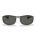 Ray Ban Sunglasses Rb3119 M 002/58 Olympian I Deluxe Black/Green G 15 Unisex Polarized