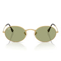 Ray Ban Sunglasses Rb3547 001/4 E Oval Gold/Green Unisex