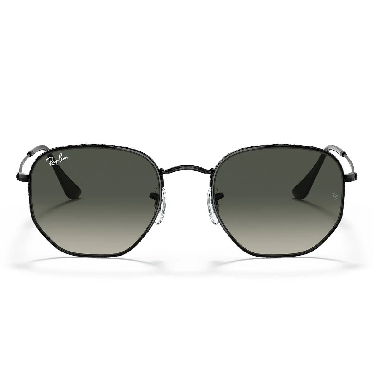 Ray Ban Sunglasses Rb3548 002/71 Hexagonal Black/Grey Fade Unisex