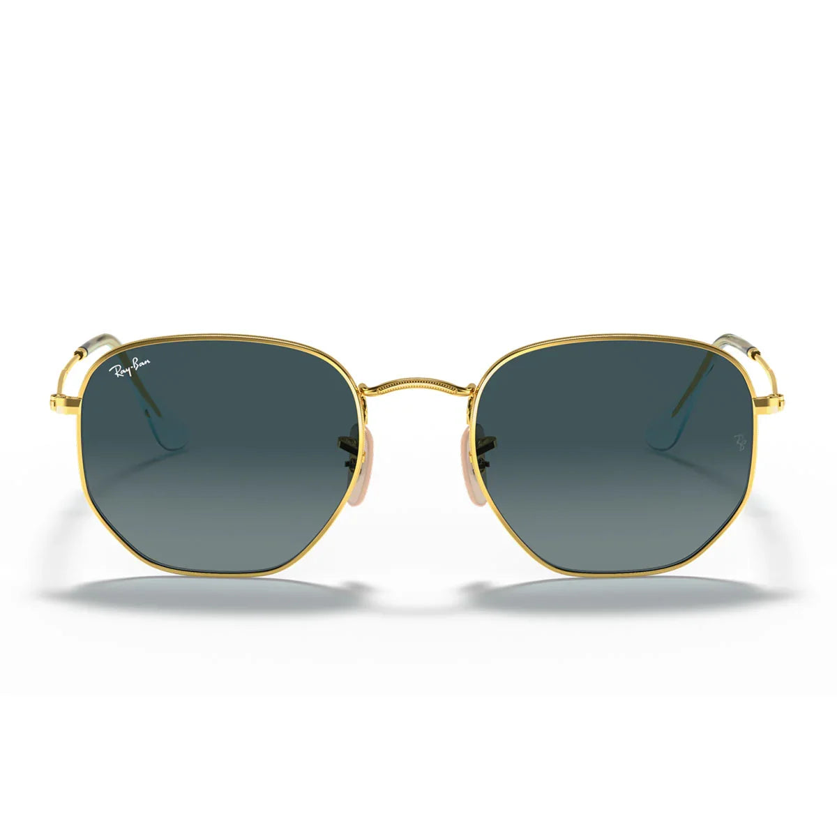Ray Ban Sunglasses Rb3548 N 91233 M Hexagonal Gold/Blue Gradient Unisex