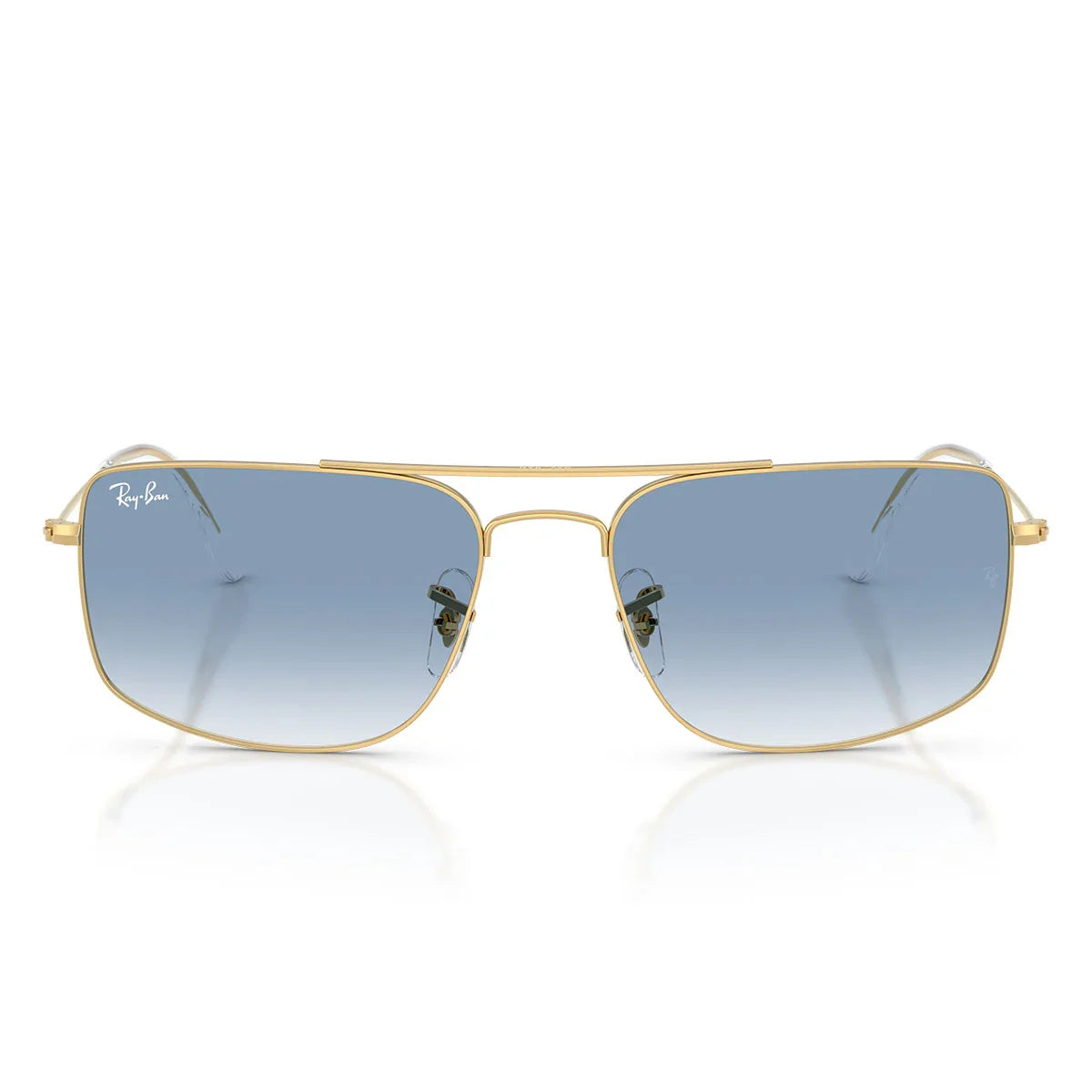 Ray Ban Sunglasses Rb3779 001/3 F Explorer 3 Gold Arista/Transparent Blue Gradient Unisex