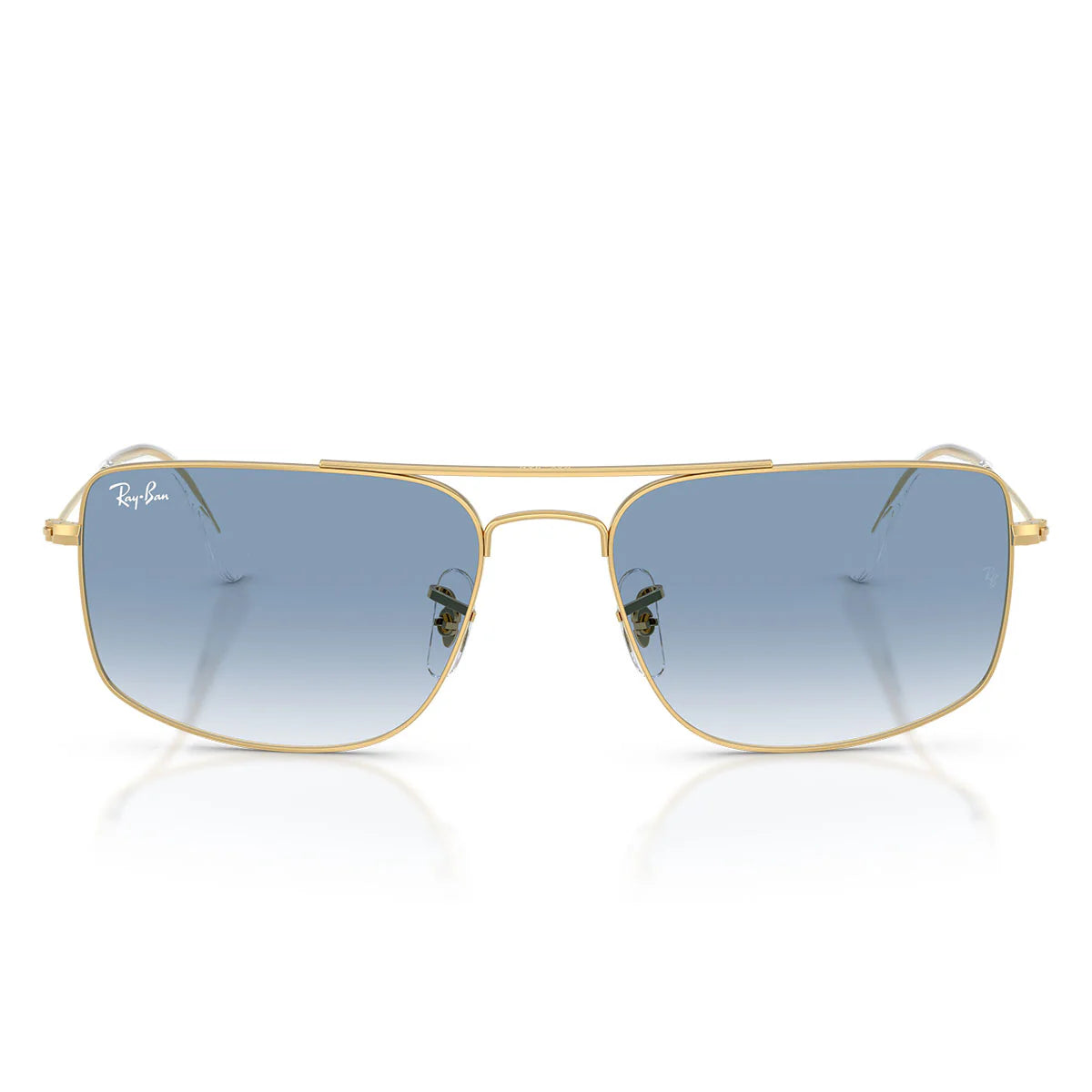 Ray Ban Sunglasses Rb3779 001/3 F Explorer 3 Gold Arista/Transparent Blue Gradient Unisex