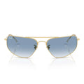 Ray Ban Sunglasses Rb3780 001/3 F Gold Arista/Transparent Blue Gradient Unisex
