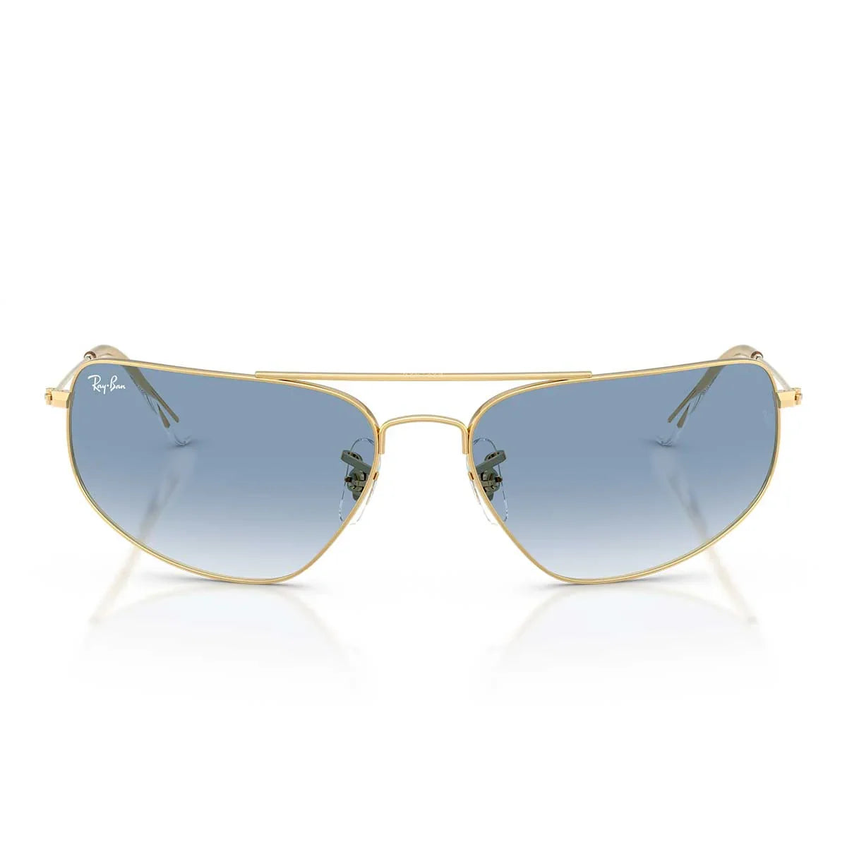 Ray Ban Sunglasses Rb3780 001/3 F Gold Arista/Transparent Blue Gradient Unisex