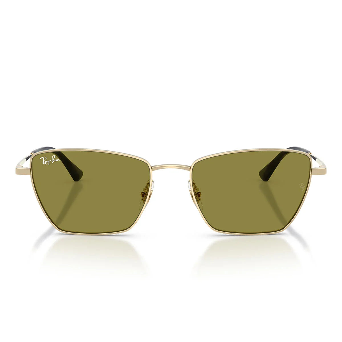 Ray Ban Sunglasses Rb3783 9213/2 Drea Pale Gold/Green Unisex