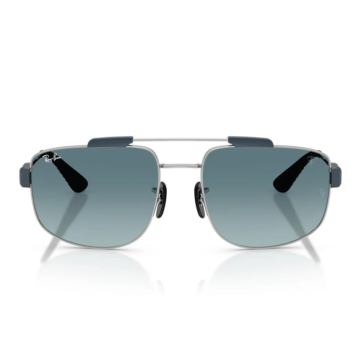 Ray Ban Sunglasses Rb3789 M F1383 M X Scuderia Ferrari Silver/Blue Gradient Gray Unisex