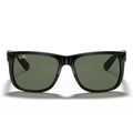 Ray Ban Sunglasses Rb4165 601/71 Justin Black/Green Unisex