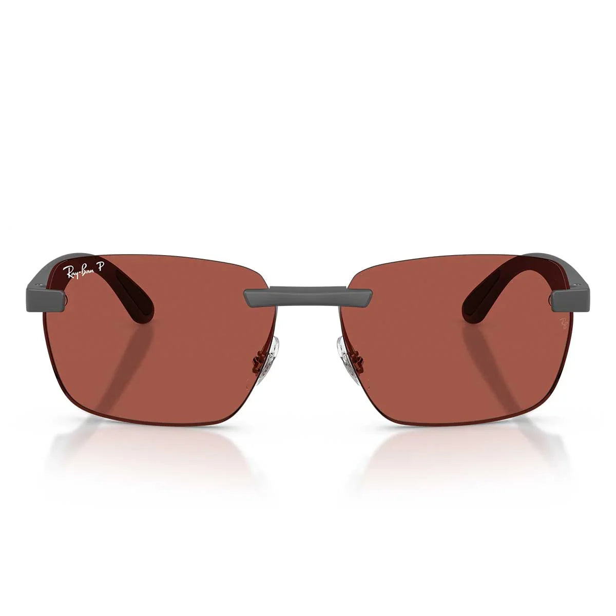 Ray Ban Sunglasses Rb4470 Ch 60171 B Sand Gray/Red Unisex Polarized