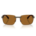 Ray Ban Sunglasses Rb4470 Ch 6124 Bb Sand Brown/Bronze Unisex Polarized