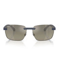 Ray Ban Sunglasses Rb4470 Ch 63315 J Sand Dark Blue/Grey Mirrored Unisex Polarized