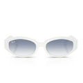 Ray Ban Sunglasses Rb4473 D 677219 White/Transparent Blue Gradient Unisex