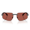 Ray Ban Sunglasses Rb4475 Ch 60171 B Sand Gray/Red Unisex Polarized
