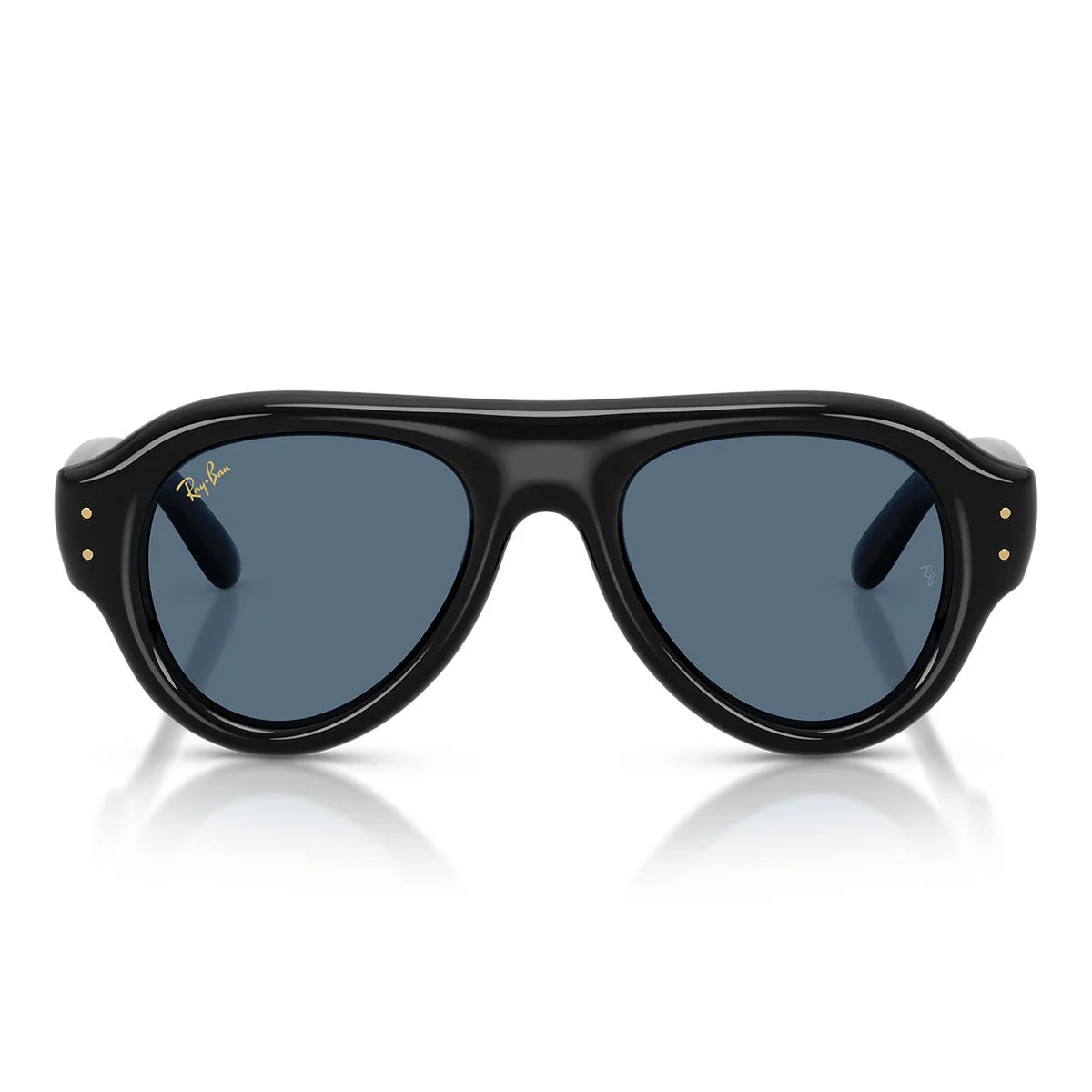 Ray Ban Sunglasses Rb4925 601/80 Aviator Puffer X Asap Rocky Black/Dark Blue Unisex