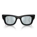 Ray Ban Sunglasses Rb4940 601/30 Wayfarer Puffer X Asap Rocky Black/Silver Mirrored Unisex
