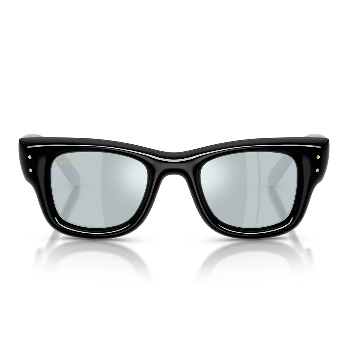 Ray Ban Sunglasses Rb4940 601/30 Wayfarer Puffer X Asap Rocky Black/Silver Mirrored Unisex