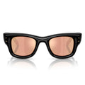 Ray Ban Sunglasses Rb4940 601/7 J Wayfarer Puffer X Asap Rocky Black/Brown Mirrored Unisex