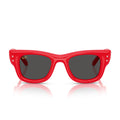 Ray Ban Sunglasses Rb4940 B 686187 Wayfarer Puffer X Asap Rocky Red With Rhinestones/Ultra Black Unisex