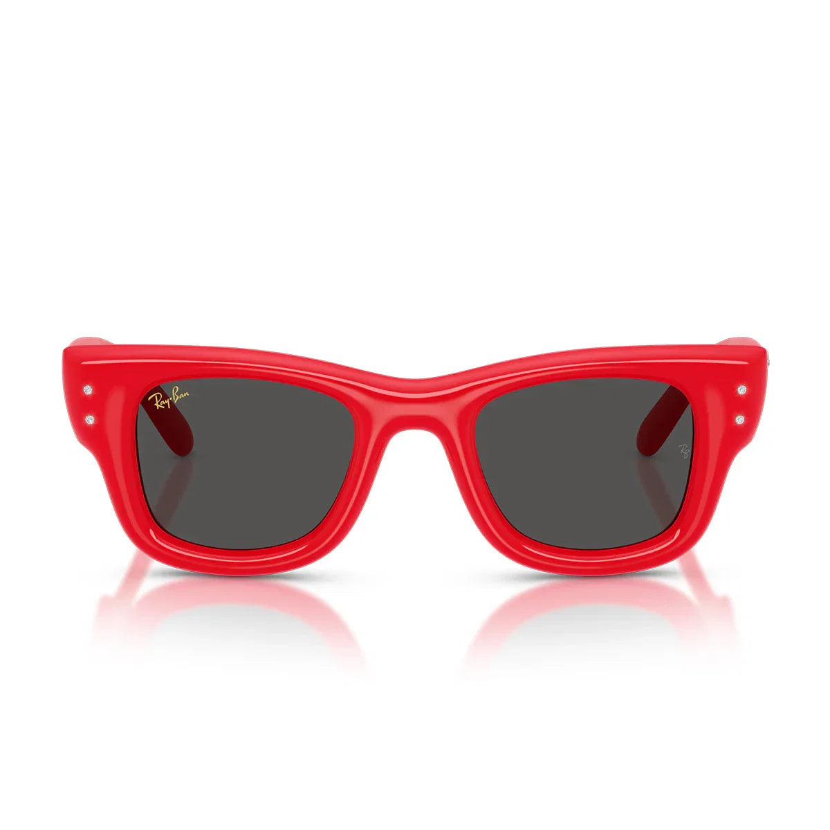 Ray Ban Sunglasses Rb4940 B 686187 Wayfarer Puffer X Asap Rocky Red With Rhinestones/Ultra Black Unisex