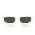 Ray Ban Sunglasses Rb4944 687487 Kiliane Puffer X Asap Rocky Cream Full/Ultra Black Unisex