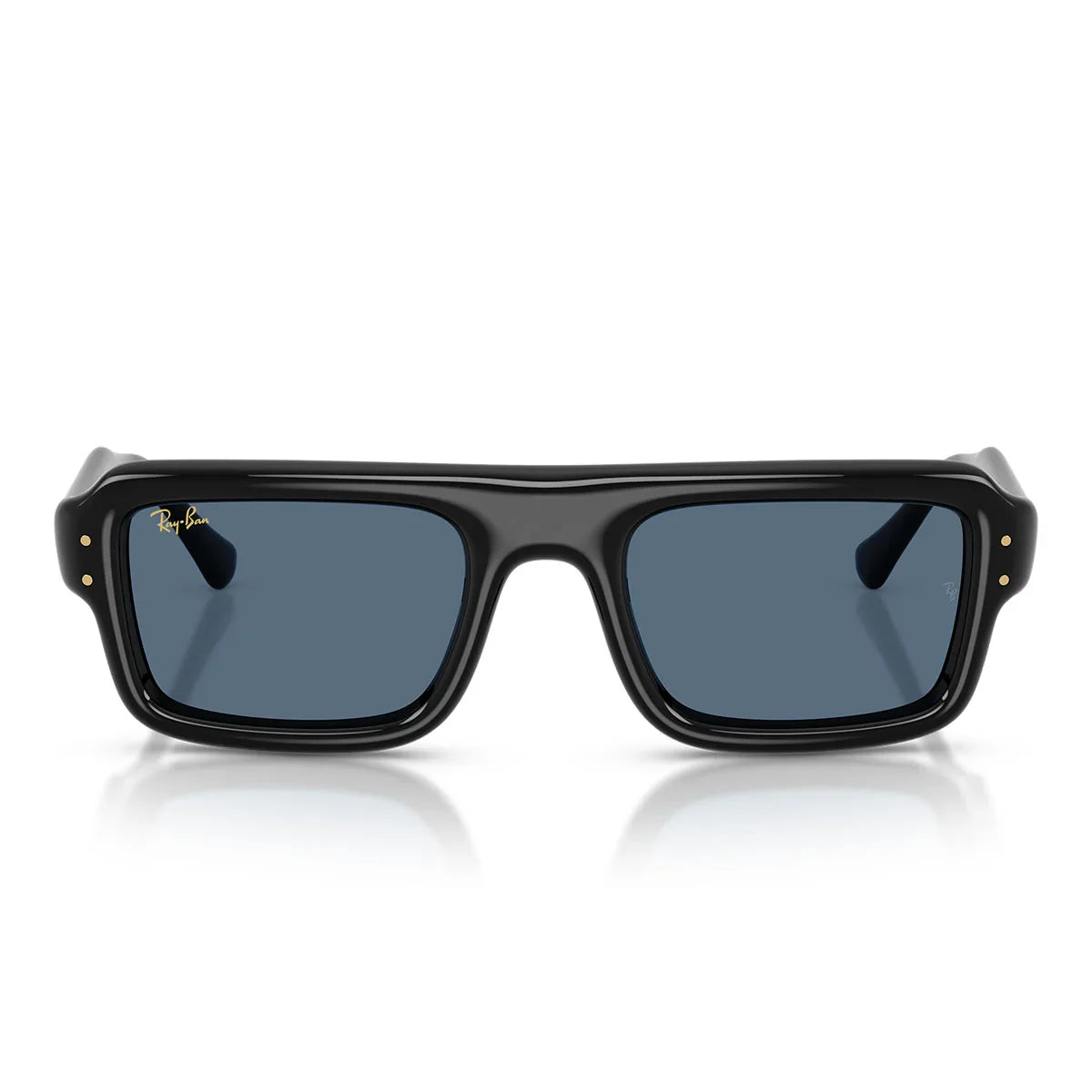 Ray Ban Sunglasses Rb4954 601/80 Flacko Puffer X Asap Rocky Black/Dark Blue Unisex