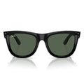 Ray Ban Sunglasses Rbr0502 S 6677 Vr Wayfarer Reverse Black/Dark Green Unisex