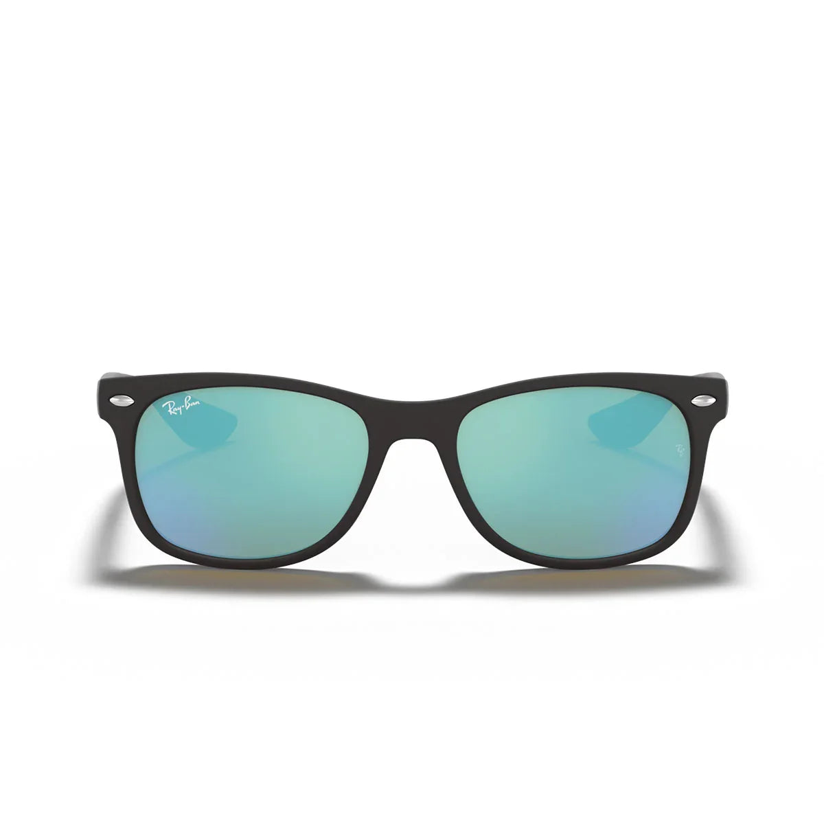 Ray Ban Sunglasses Rj9052 S 100 S55 Wayfarer Kids Black/Blue Mirrored Children