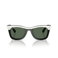 Ray Ban Sunglasses Rj9140 S 721171 White Black/Dark Green Kids
