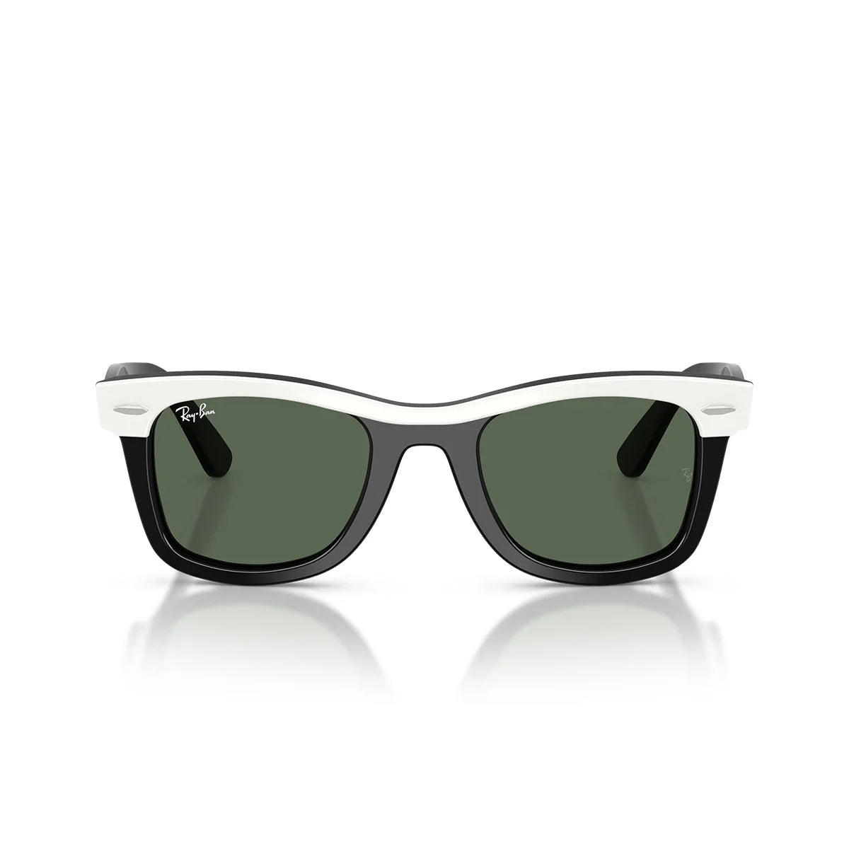 Ray Ban Sunglasses Rj9140 S 721171 White Black/Dark Green Kids