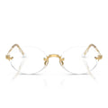 Ray Ban Prescription Glasses Rx3929 V 2500 X Asap Rocky Gold/Transparent Unisex
