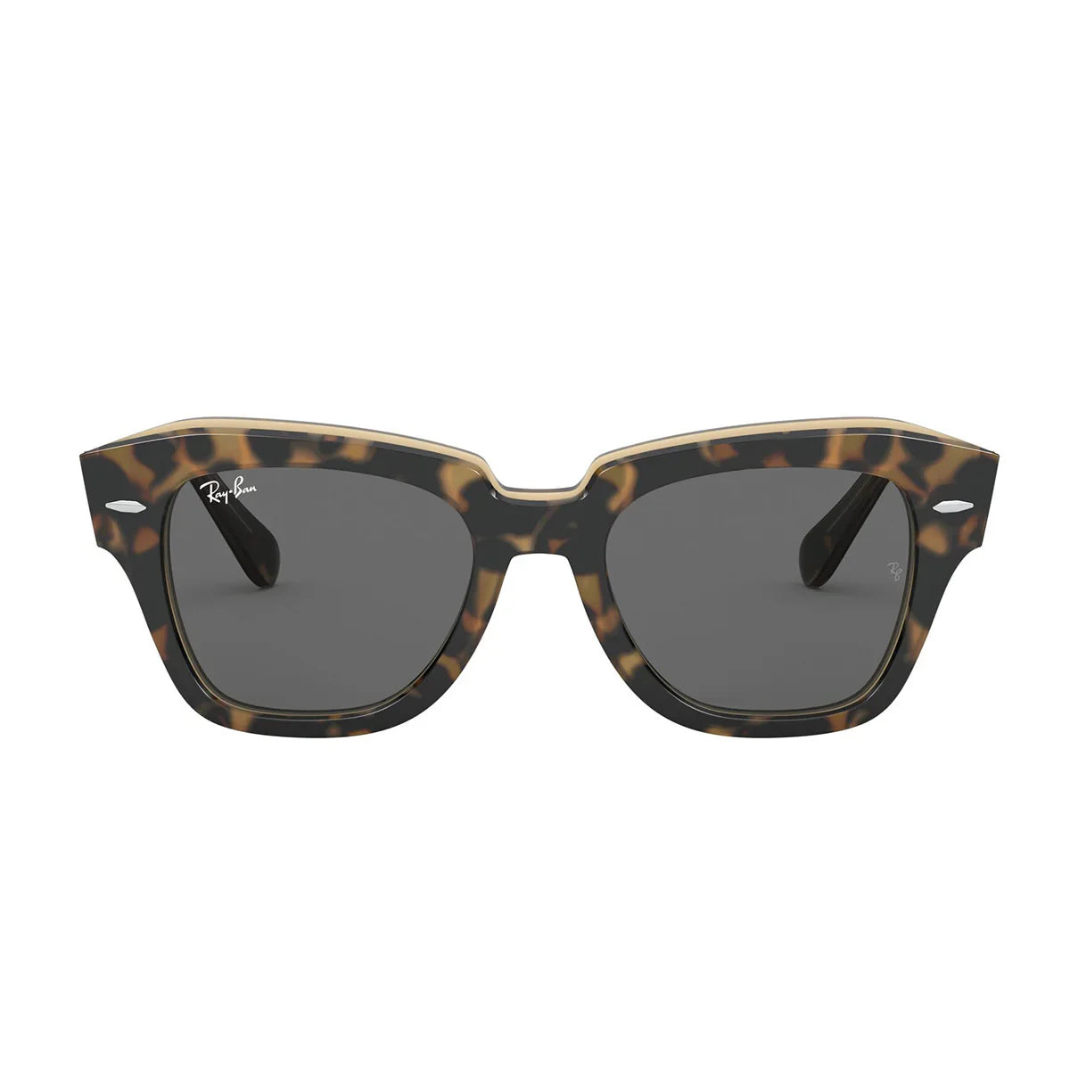 Ray Ban Sunglasses Rb2186 1292 B1 State Street Brown/Dark Gray Unisex