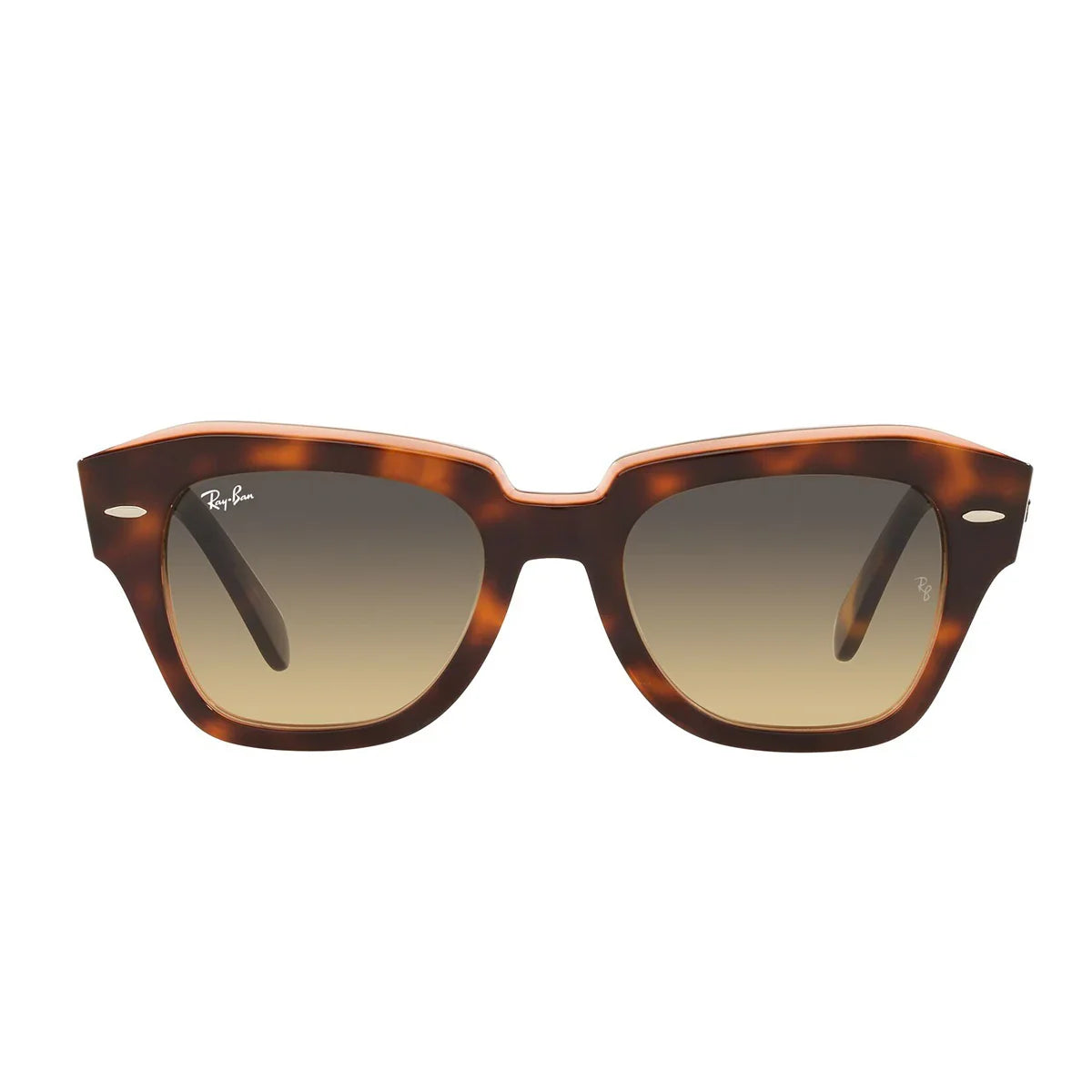 Ray Ban Sunglasses Rb2186 1324 Bg State Street Brown/Smoky Brown Unisex