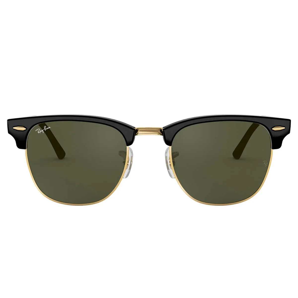 Ray Ban Sunglasses Rb3016 W0365 Clubmaster Black/Green G 15 Unisex