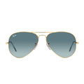 Ray Ban Sunglasses Rb3025 001/3 M Aviator Gold/Blue Gradient Unisex