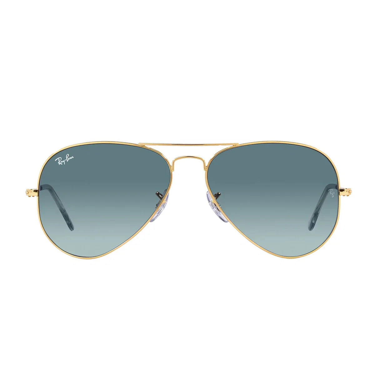 Ray Ban Sunglasses Rb3025 001/3 M Aviator Gold/Blue Gradient Unisex