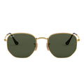 Ray Ban Sunglasses Rb3548 N 001 Hexagonal Gold/Green G 15 Unisex